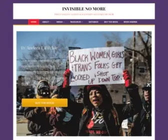 Invisiblenomorebook.com(Police Violence Against Black Women and Women of Color) Screenshot