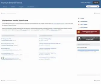 Invisionboard.fr(Invision Board France) Screenshot