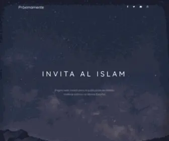 Invitaalislam.com(INVITA AL ISLAM) Screenshot