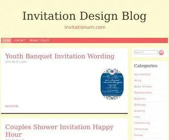 Invitationurn.com(Invitation Design Blog) Screenshot