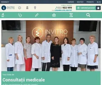 Invitro.md(Lider în Diagnosticul Medical în Moldova) Screenshot