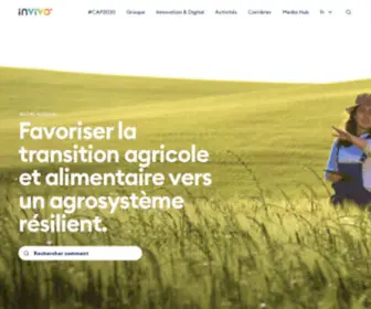 Invivo-Group.com(InVivo) Screenshot