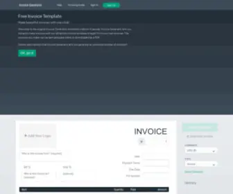 Invoice-Generator.com(Free Invoice Generator) Screenshot