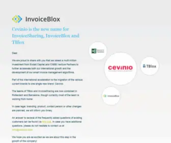 Invoiceblox.com(Let Artificial Intelligence support your Invoice) Screenshot