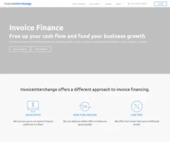 Invoiceinterchange.com(Invoice Finance) Screenshot