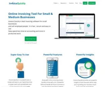Invoicequickly.com(Invoicing & Accounting Software for Small Businesses) Screenshot