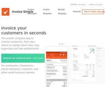 Invoicesimple.com(Invoice Simple) Screenshot