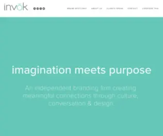 Invokbrands.com(Invōk) Screenshot