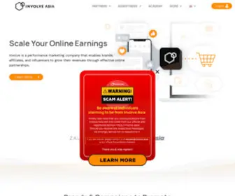 Involve.asia(Scale Your Affiliate Marketing Earnings with Involve) Screenshot