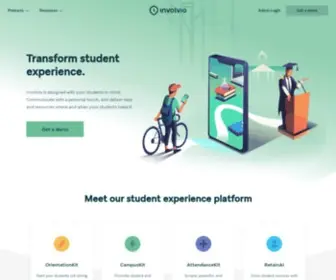Involvio.com(Powerful Student Experience & Retention Platform) Screenshot