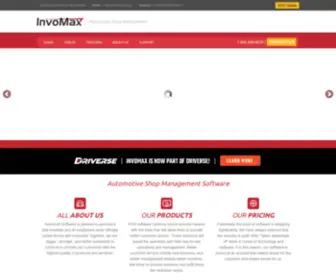 Invomax.com(Repair shop software) Screenshot