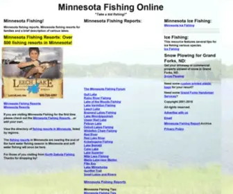 Invominnesota.com(Minnesota Fishing Reports) Screenshot