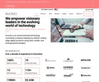 Invonto.com(Enterprise App Development Company) Screenshot