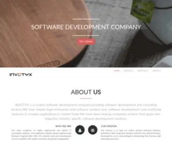 Invotyx.com(Custom Software Development Company) Screenshot