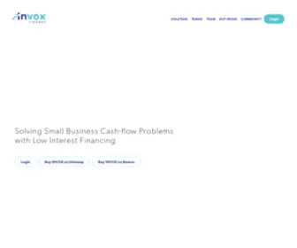 Invoxfinance.io(The Invox Finance Platform) Screenshot
