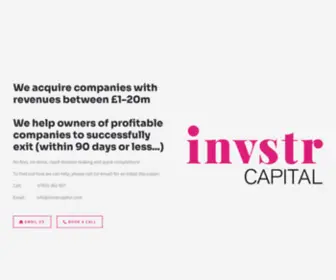 Invstrcapital.com(Invstr Capital) Screenshot