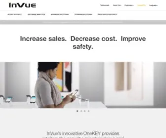 Invue.com(Retail Security Systems) Screenshot