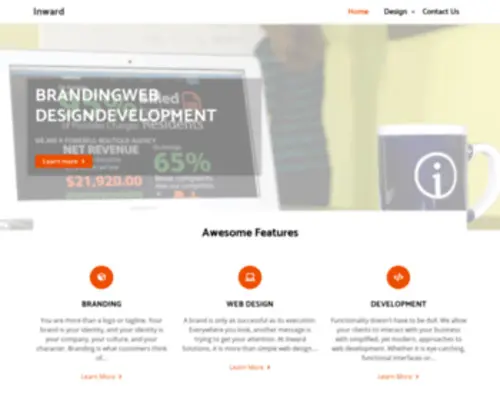Inwardsolutions.com(Alpharetta web site design) Screenshot