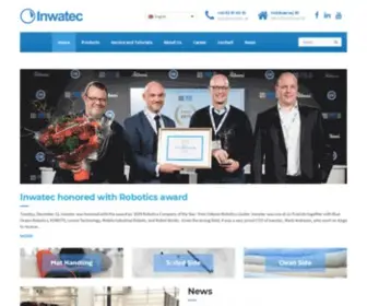 Inwatec.dk(Transforming Industrial Laundries with Robotics) Screenshot