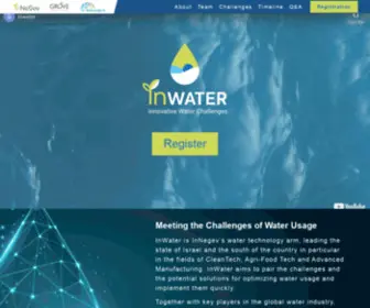 Inwater.co.il(Innovative Water Challenges) Screenshot