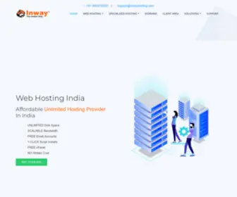 Inway.in(Unlimited Hosting India) Screenshot