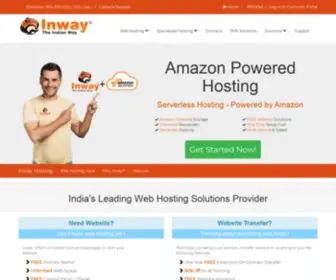 Inwayhosting.com(Unlimited Hosting India) Screenshot