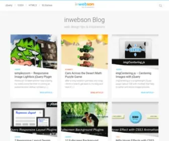 Inwebson.com(Web design tips & inspirations) Screenshot