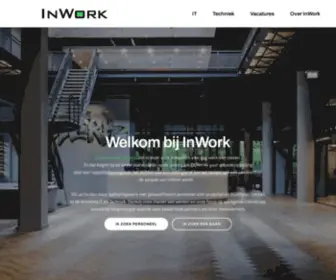 Inwork.nl(Detachering van professionals in de IT/ICT en Techniek) Screenshot