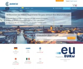INWX.de(Sichern Sie jetzt Ihre Domain) Screenshot