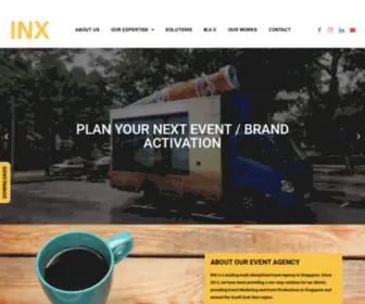 INX.com.sg(Events Management Company in Singapore) Screenshot