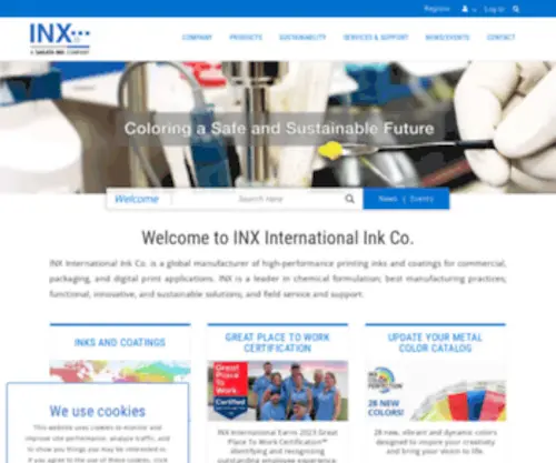 Inxinternational.com(INX International) Screenshot