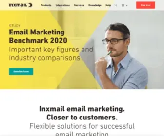 Inxmail.com(Email marketing) Screenshot
