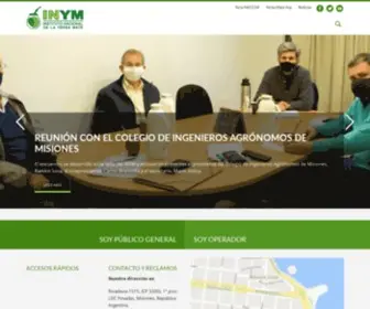 Inym.org.ar(Instituto Nacional de la Yerba Mate) Screenshot