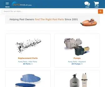 Inyopools.com(Inyo Pools) Screenshot