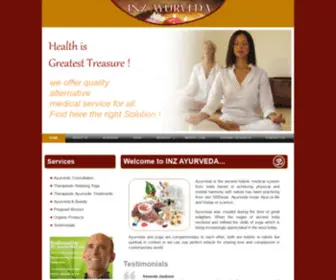 Inzayurveda.com(INZ Ayurveda) Screenshot