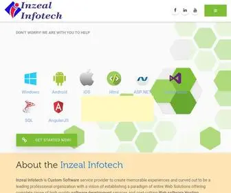 Inzealinfotech.com(Inzeal Infotech) Screenshot