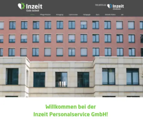 Inzeit.com(Personalservice) Screenshot