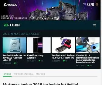 IO-Tech.fi(Suomalainen tietotekniikkasivusto) Screenshot