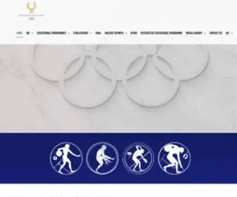 Ioa.org.gr(International Olympic Academy) Screenshot