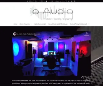 Ioaudio.co(Audio Recording/Production/Sound Engineering) Screenshot