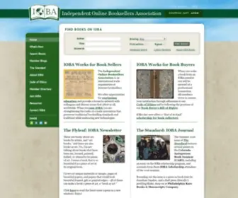 Ioba.org(The website of the Independent Online Booksellers Association) Screenshot
