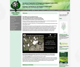 Iobc-WPRS.org(International Organisation for Biological and Integrated Control) Screenshot