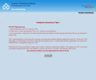 Iobnet.co.in(Internet Banking) Screenshot