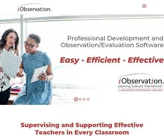 Iobservation.com(Classroom Walkthrough & Professional Development System) Screenshot