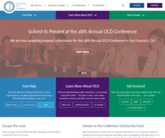 IoCDf.org(The mission of the International OCD Foundation) Screenshot