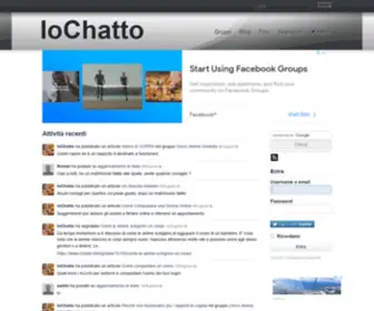 Iochatto.it(La Community per Over 40) Screenshot