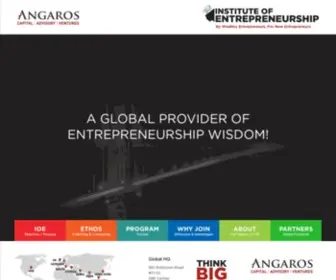 Ioentrepreneurship.com(Institute of Entrepreneurship) Screenshot