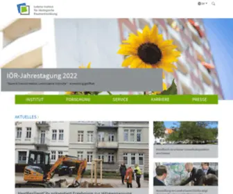 Ioer.info(Start) Screenshot
