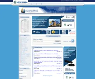 Ioerj.com.br(Imprensa Oficial do Estado do Rio de Janeiro : Nosso papel é servir a sociedade) Screenshot