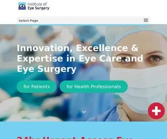 Ioes.ie(Institute of Eye Surgery) Screenshot